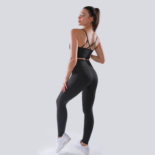 Bundle: Lace Skin leggings in Onyx + Lace Skin bodysuit in Onyx